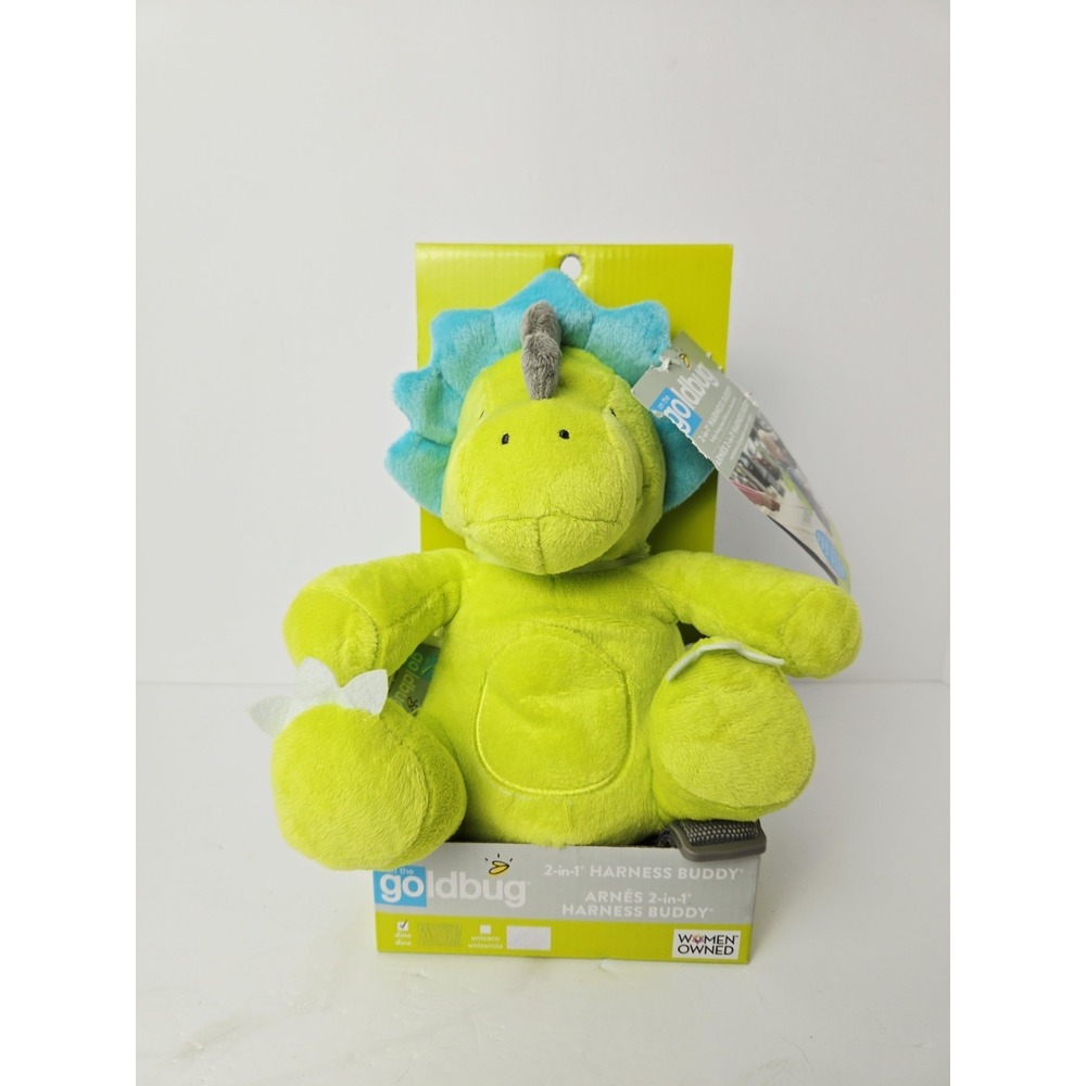 Goldbug Dinosaur BACKPACK 2in 1 Harness Buddy Toddler Child Safety Security